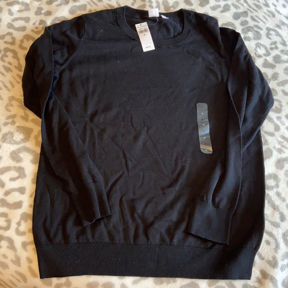 Black Crewneck Sweater